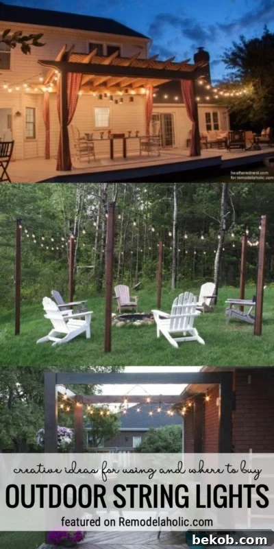 Creative Ideas For Using And Where To Buy Outdoor String Lights