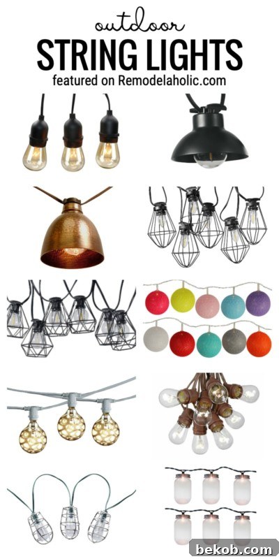 Fun Ideas For Outdoor String Lights To Decorate Your Space