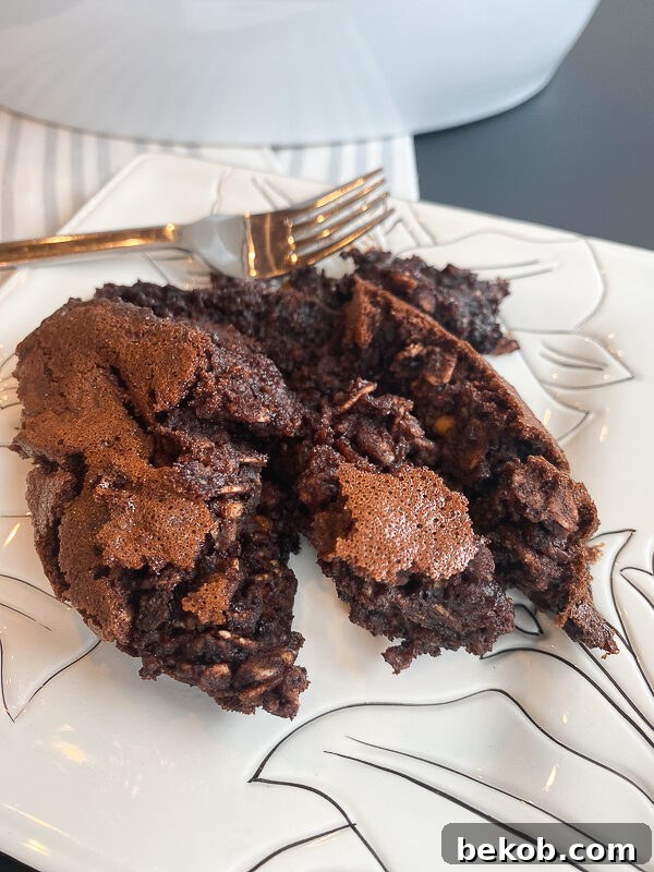 Chocolate Brownie Baked Oatmeal Not Vegan Foodieaholic 13