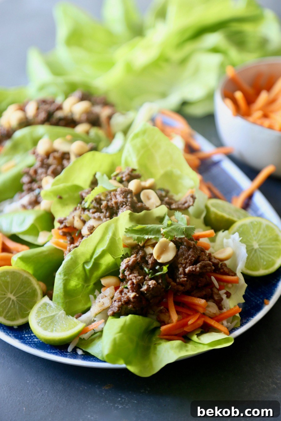 Thai Beef Lettuce Cups