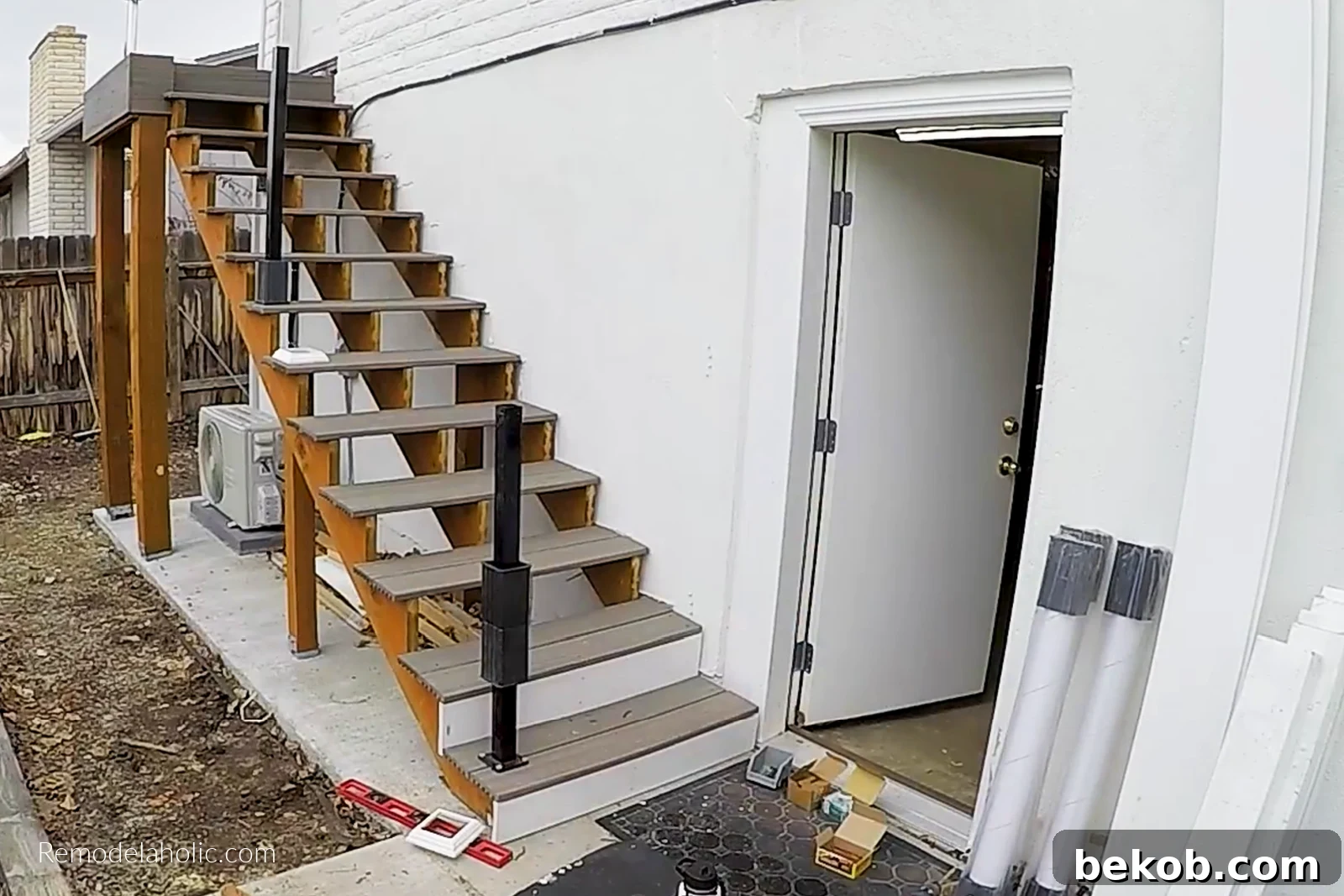 Stair Posts Installed