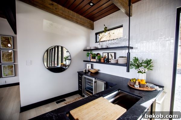Modern Kitchen Design with Daltile Products in a Tender Living Home