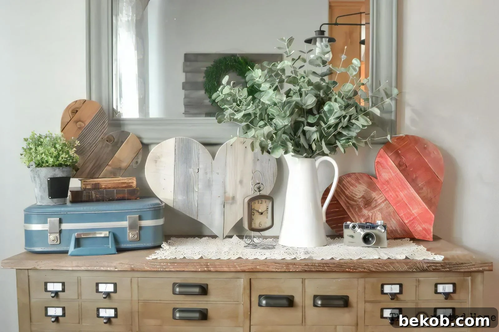 DIY Rustic Pallet Hearts Tutorial