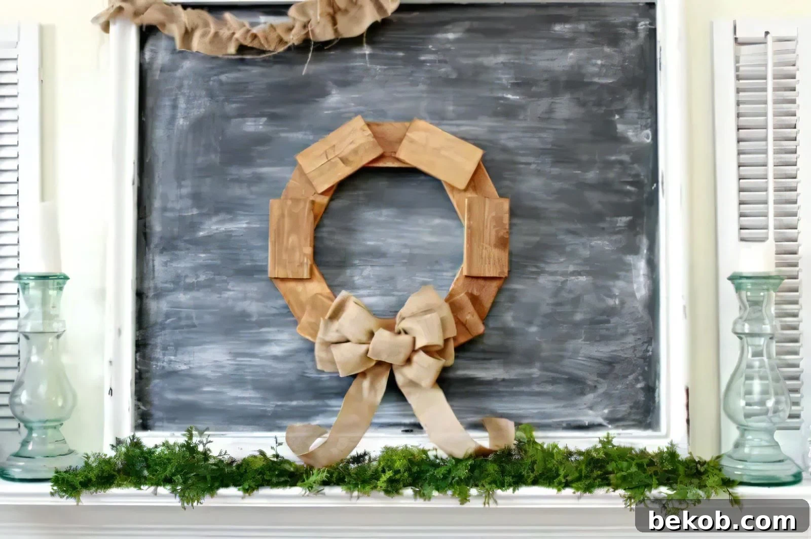 DIY Scrap Wood Wreath