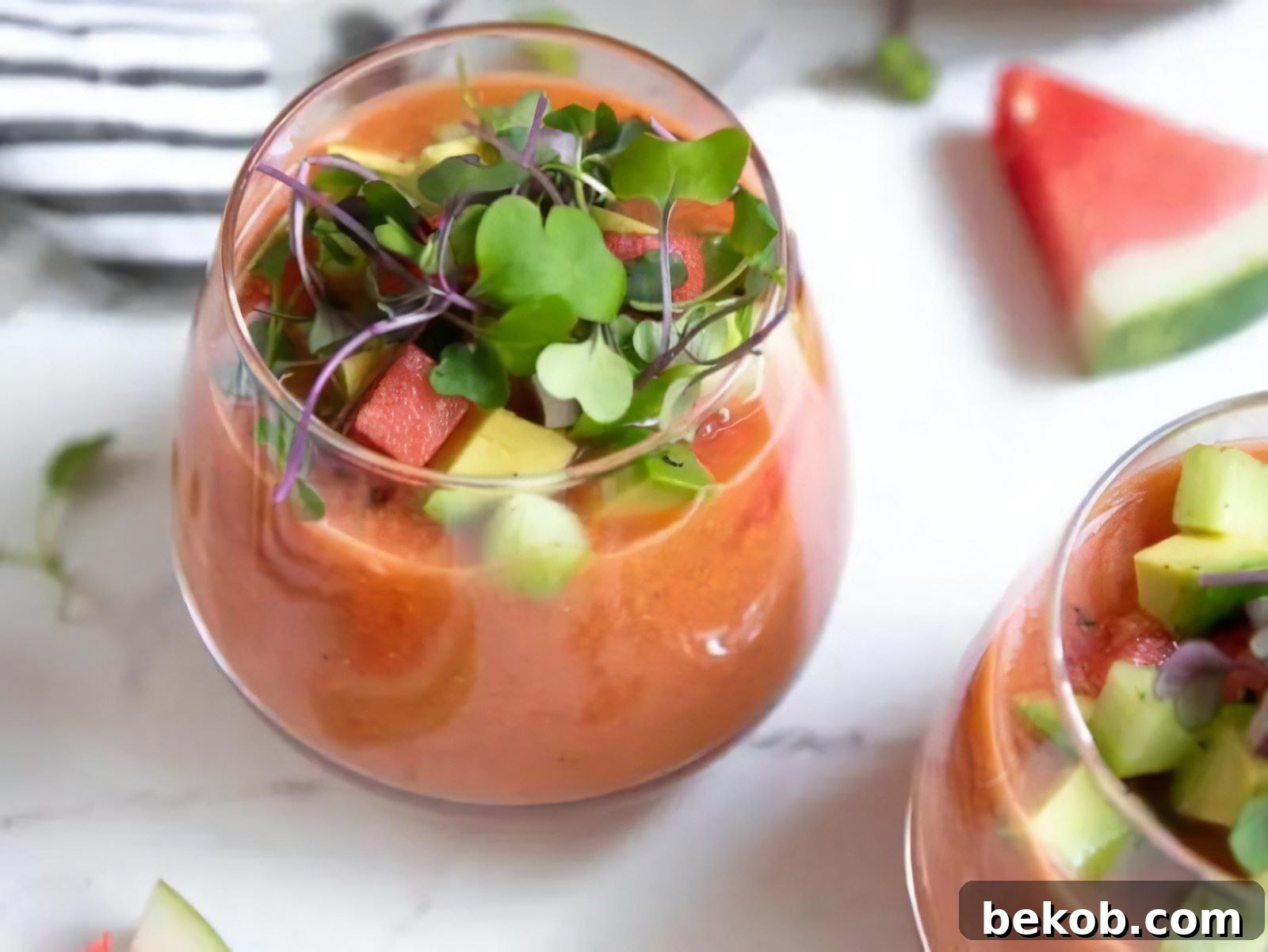Delicious Watermelon Gazpacho