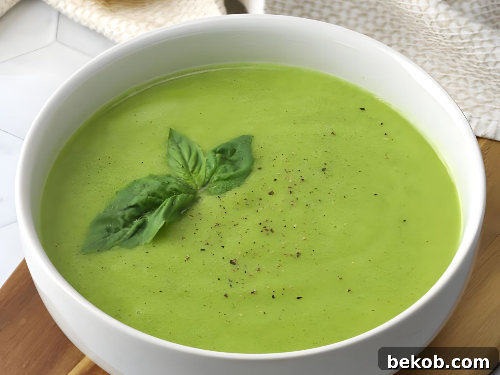 Delicious Zucchini Basil Soup