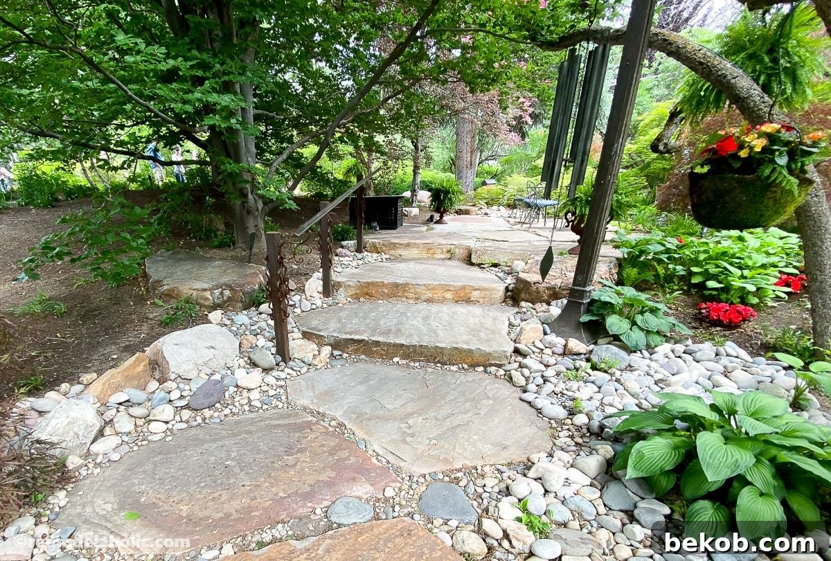 Flagstone Garden Path