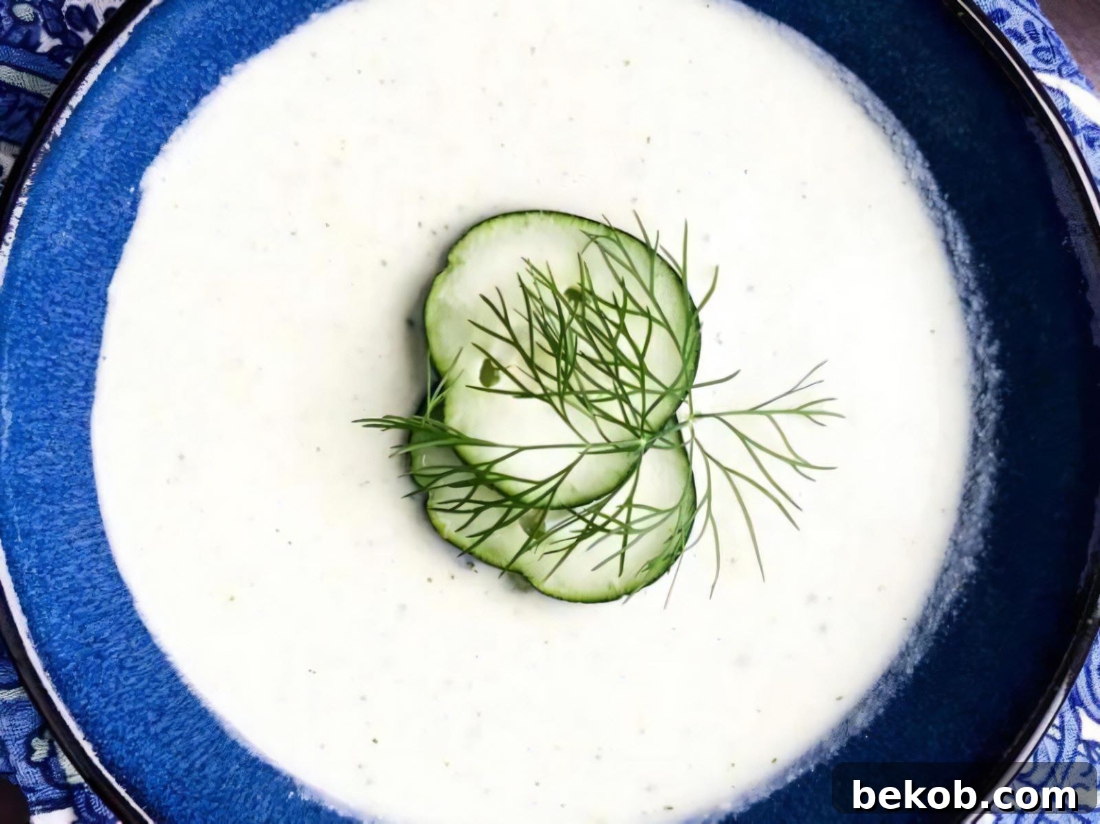 Refreshing Cucumber Avocado Soup