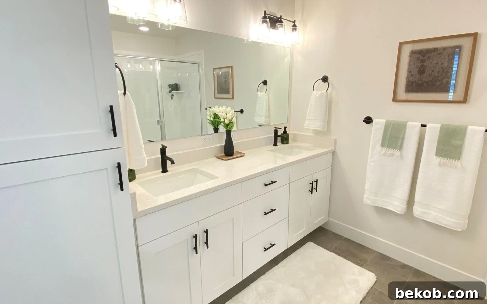 Heated Tile Bathroom