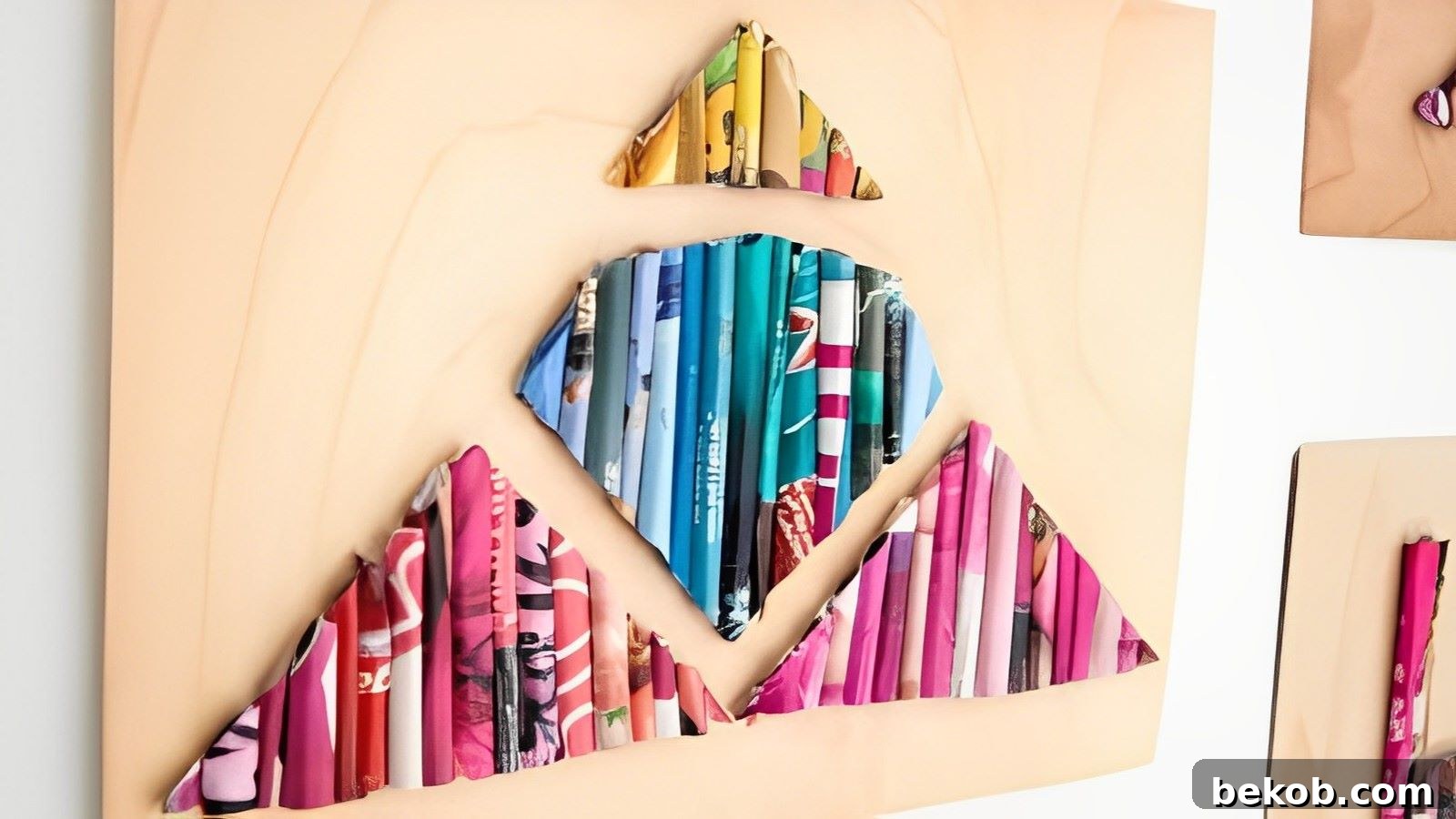 Feat Rolled Magazine Wall Art Diy Brit Co 450x225 (1)