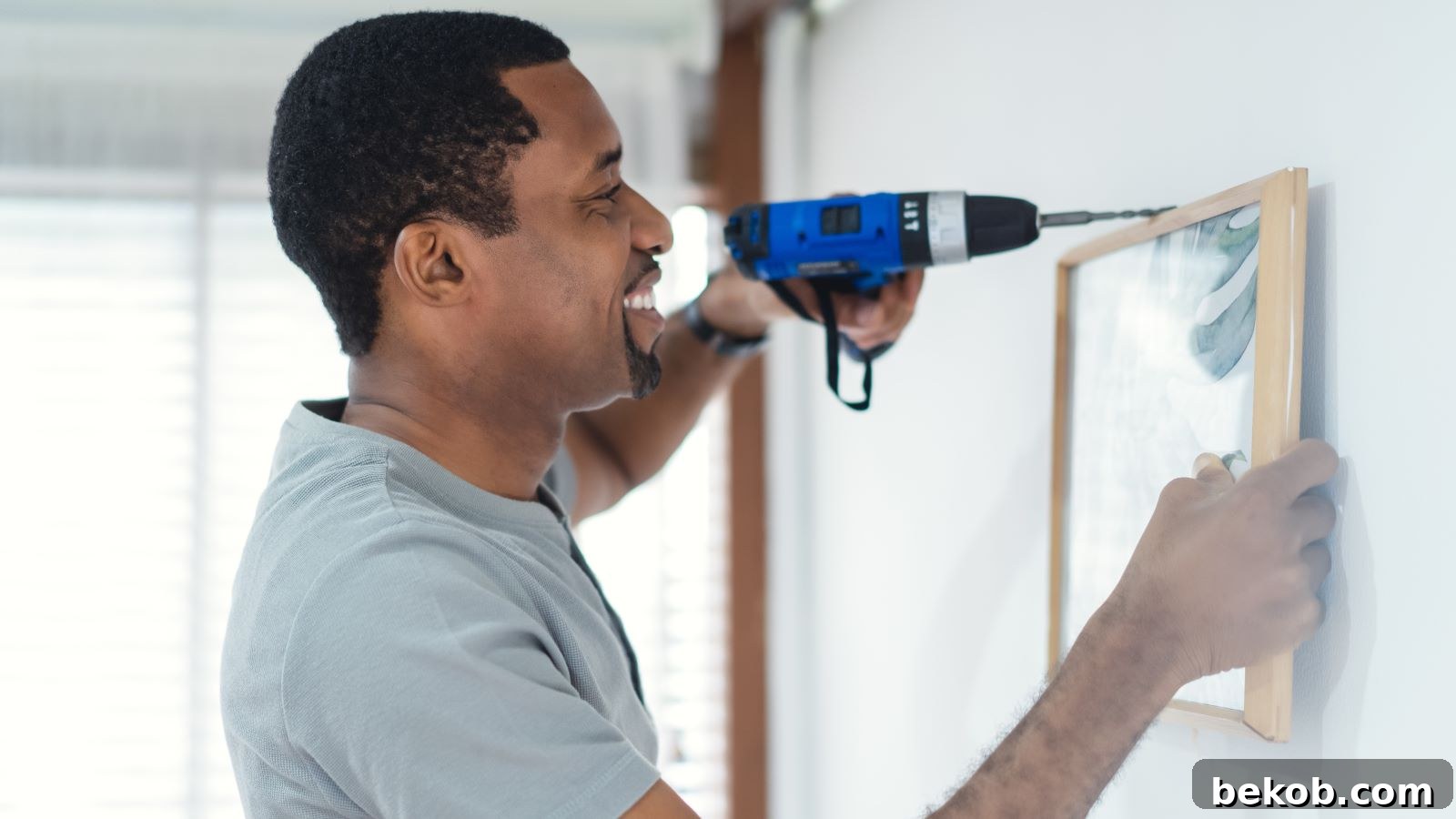 Man Setting Frame