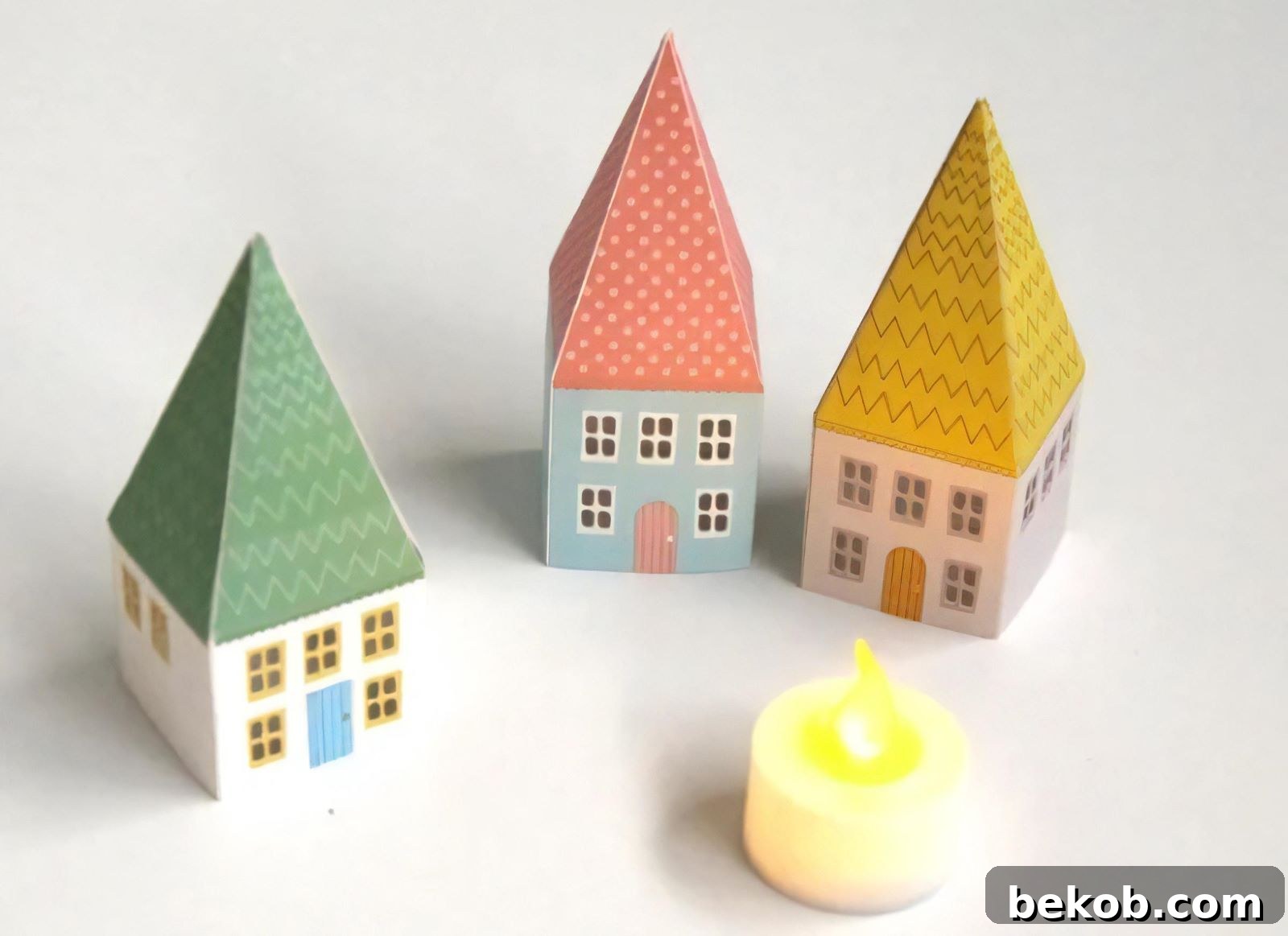 1a Paper House Luminaries Paper Craft Idea 103244