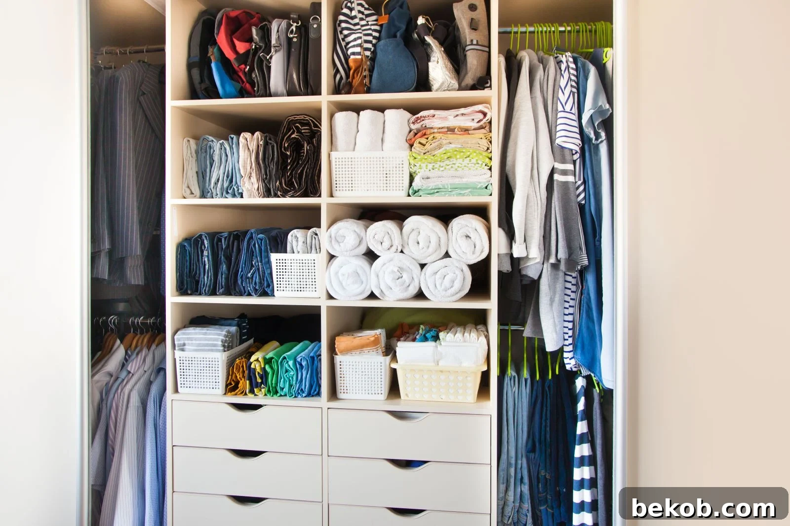 Small Closet Organization Ideas Shutterstock