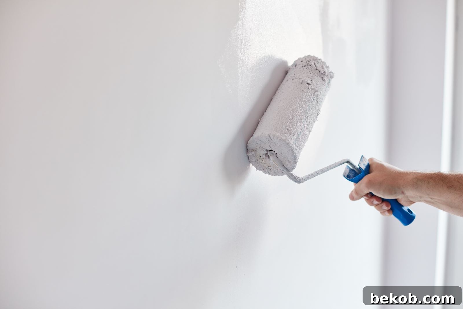White Paint Roller