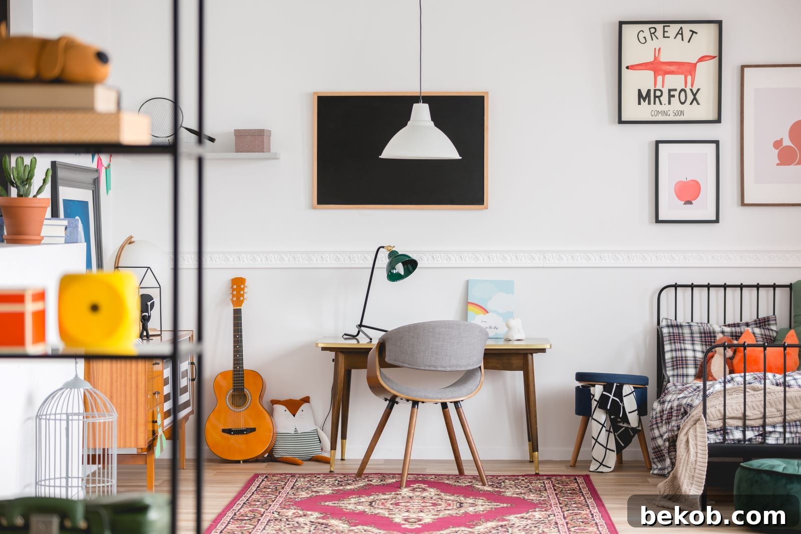 Bedroom With Artwork