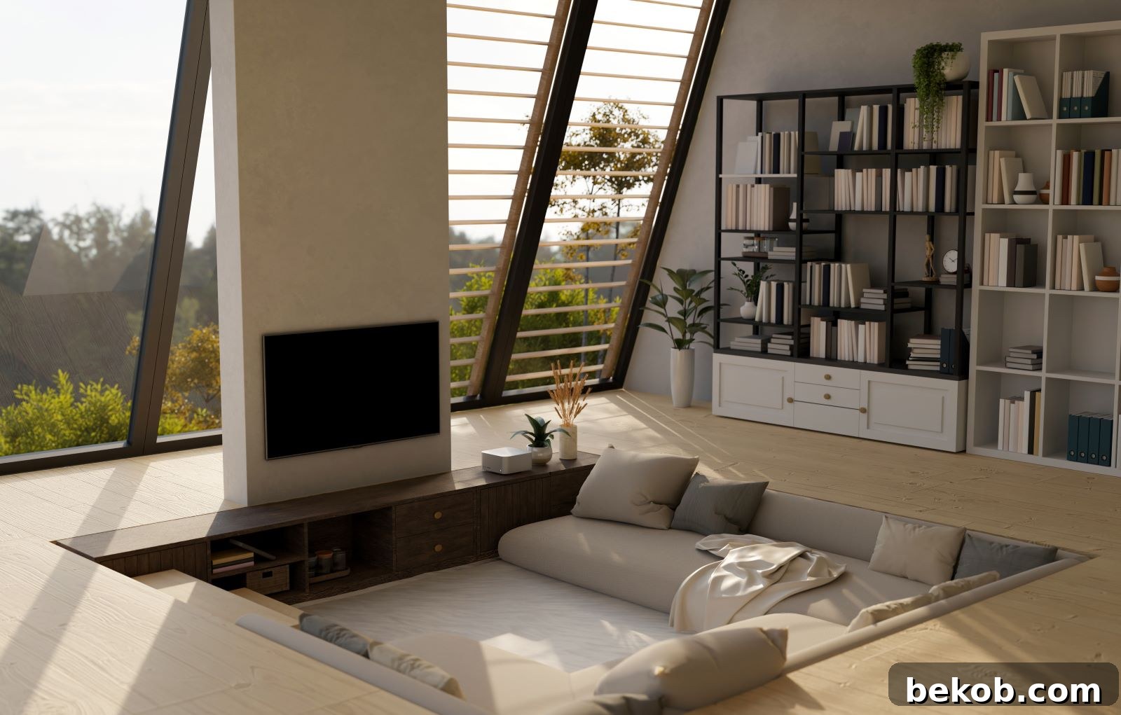 Sunken Living Room Modern