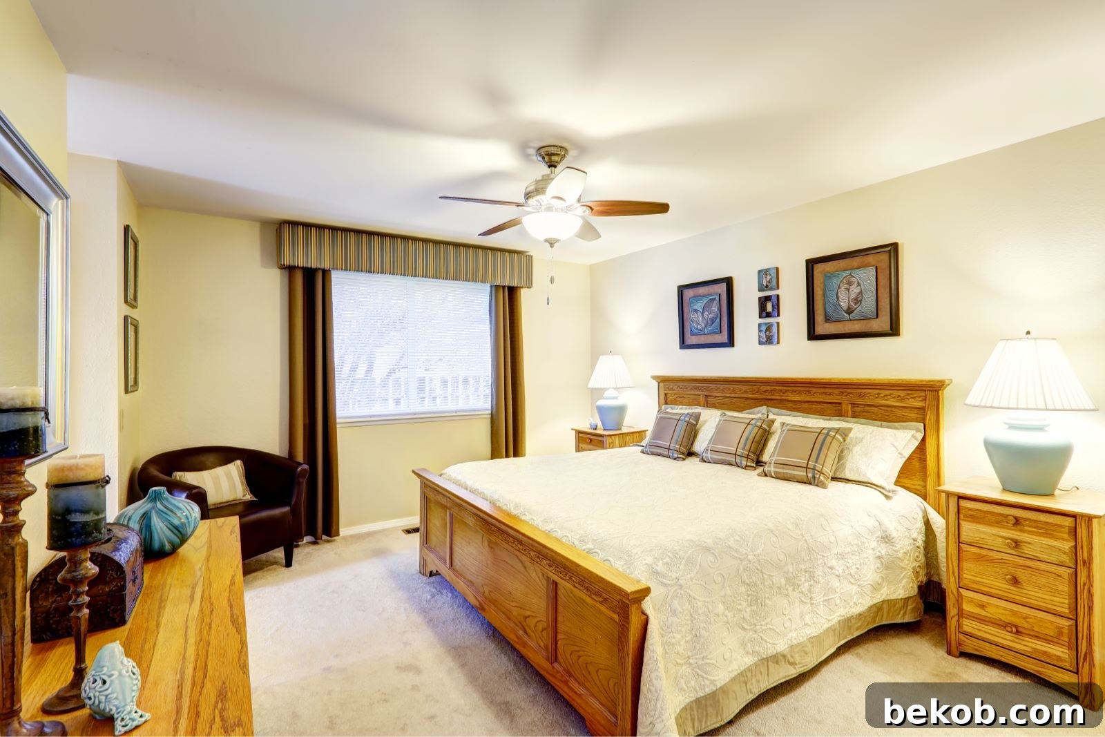 Ivory Bedroom: Achieve timeless elegance in your bedroom with classic neutral colors like beige, ivory, and soft gray.