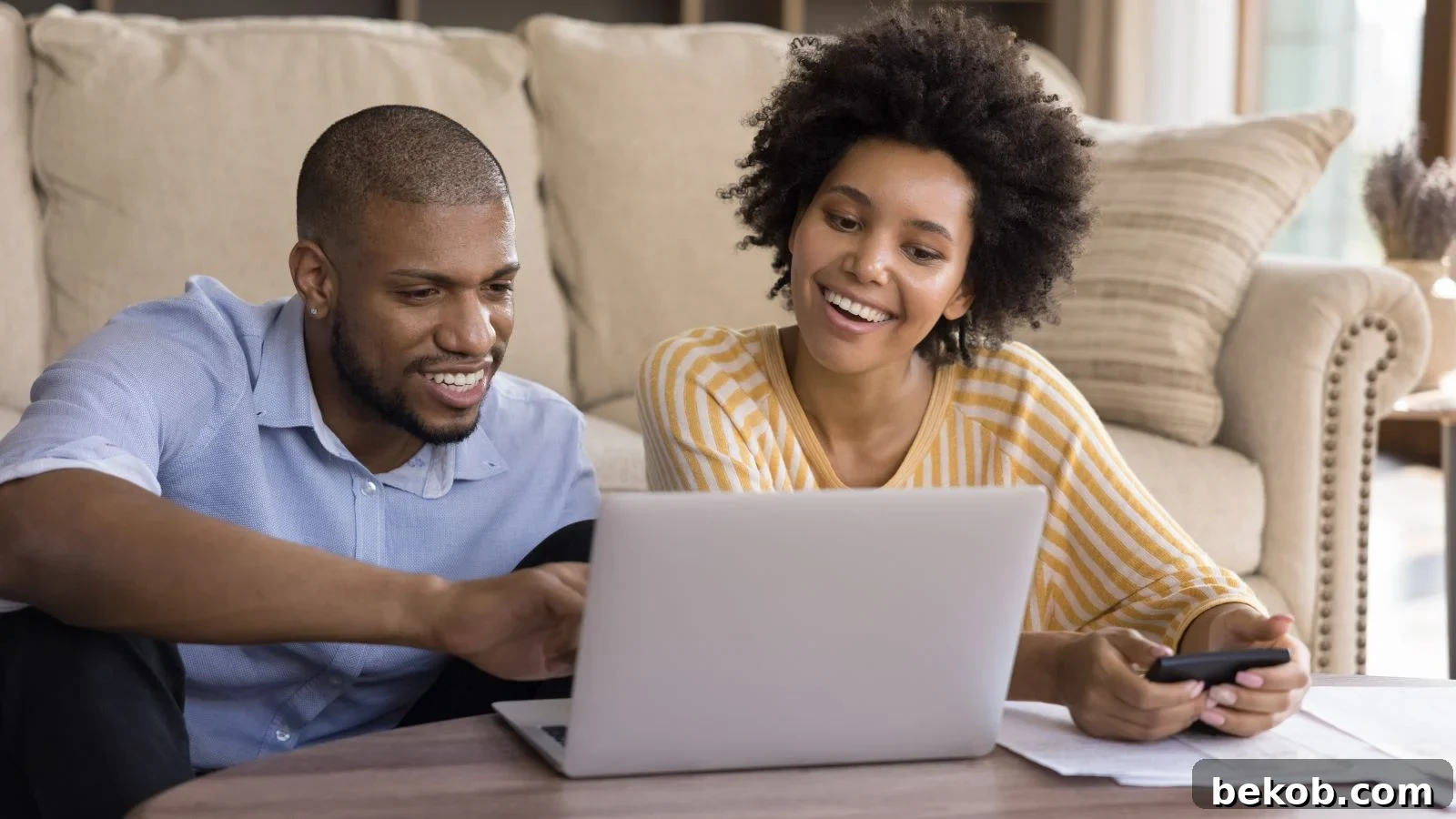 Couple Looking At Houses
