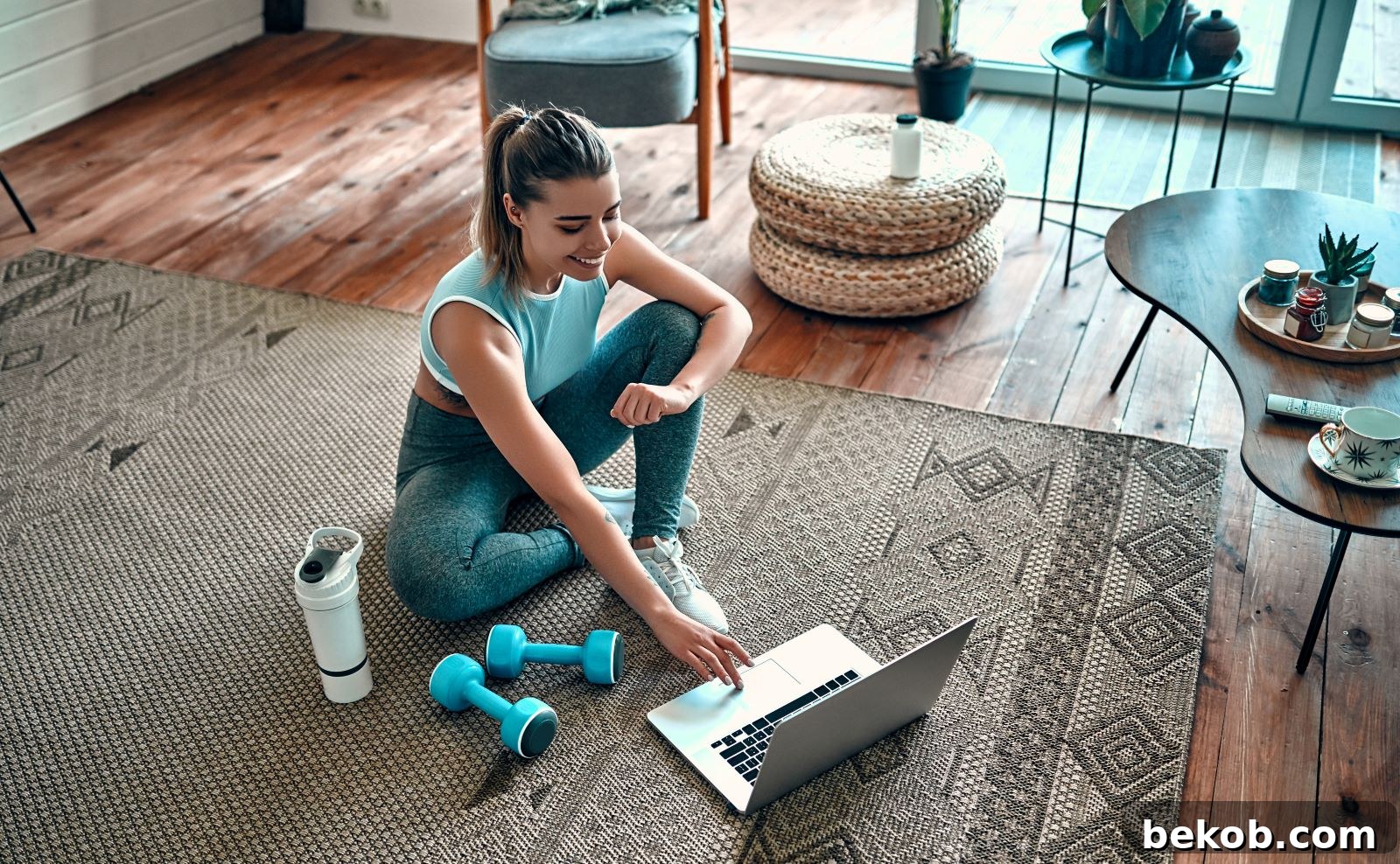 Workout Woman Happy