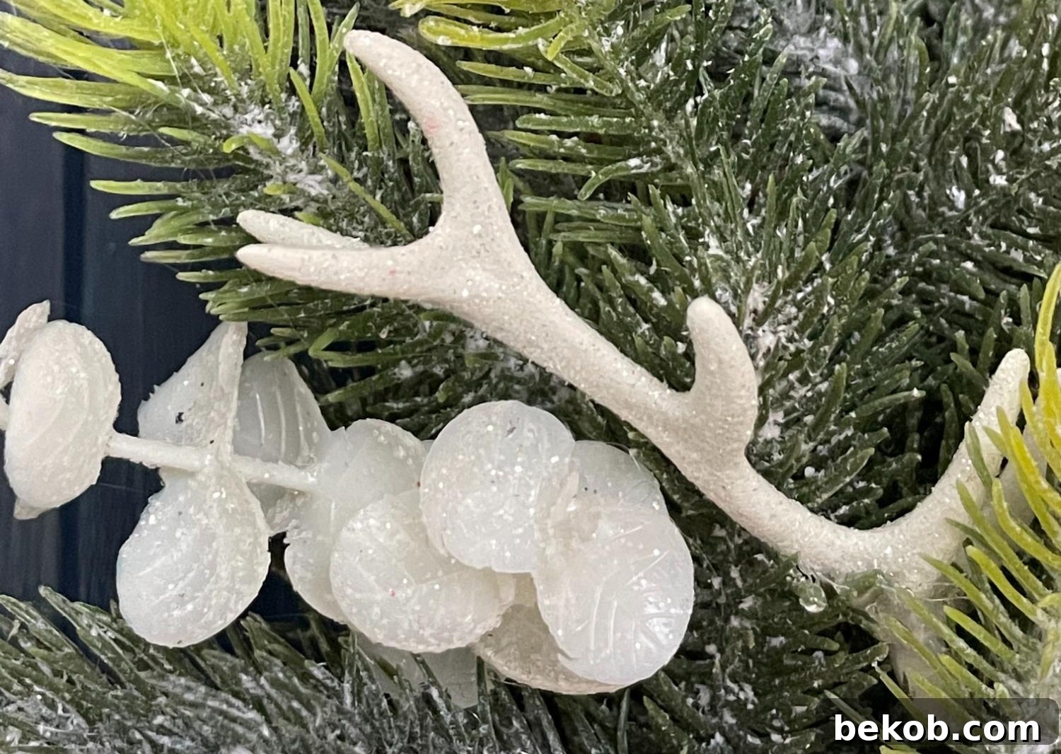Affordable 30 Minute Dollar Tree Christmas Wreath 10 Simple DIY Dollar Tree Christmas Wreath Tutorial Woodland Mini Antler Ornaments, Remodelaholic