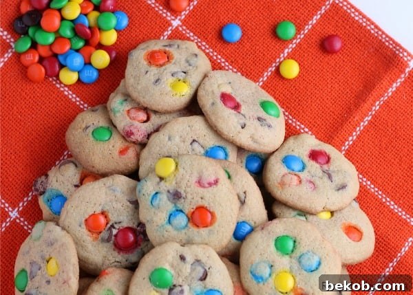 Soft Chewy Chocolate Chip Cookies With M&M Chocolate Candies #remodelaholic