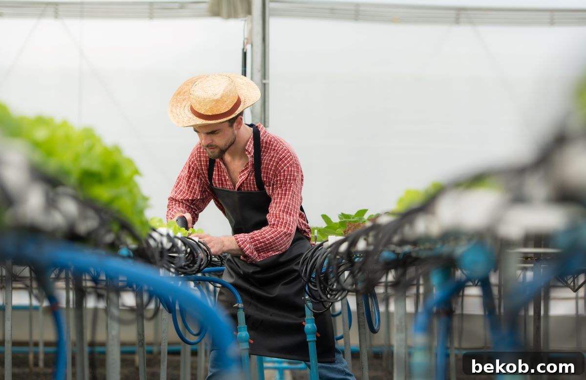 Man Automatic Watering System