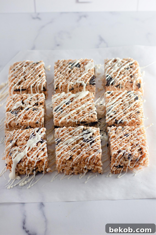 Oreo Krispie Treats Process 33