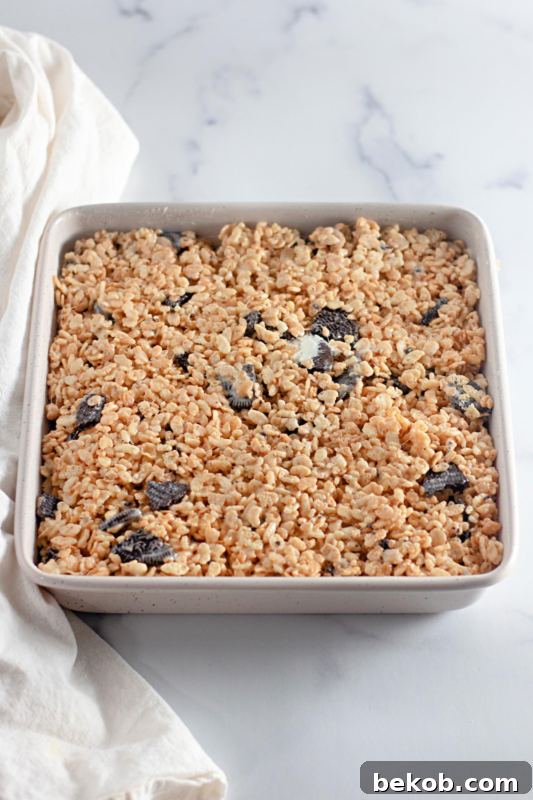Oreo Krispie Treats Process 20