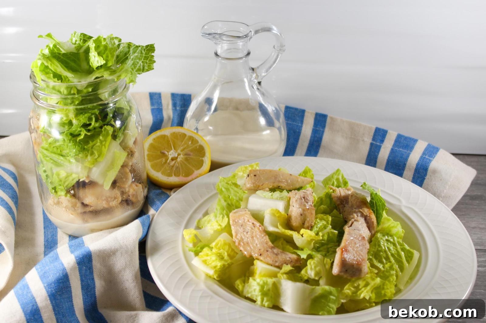 Homemade Chicken Caesar Salad