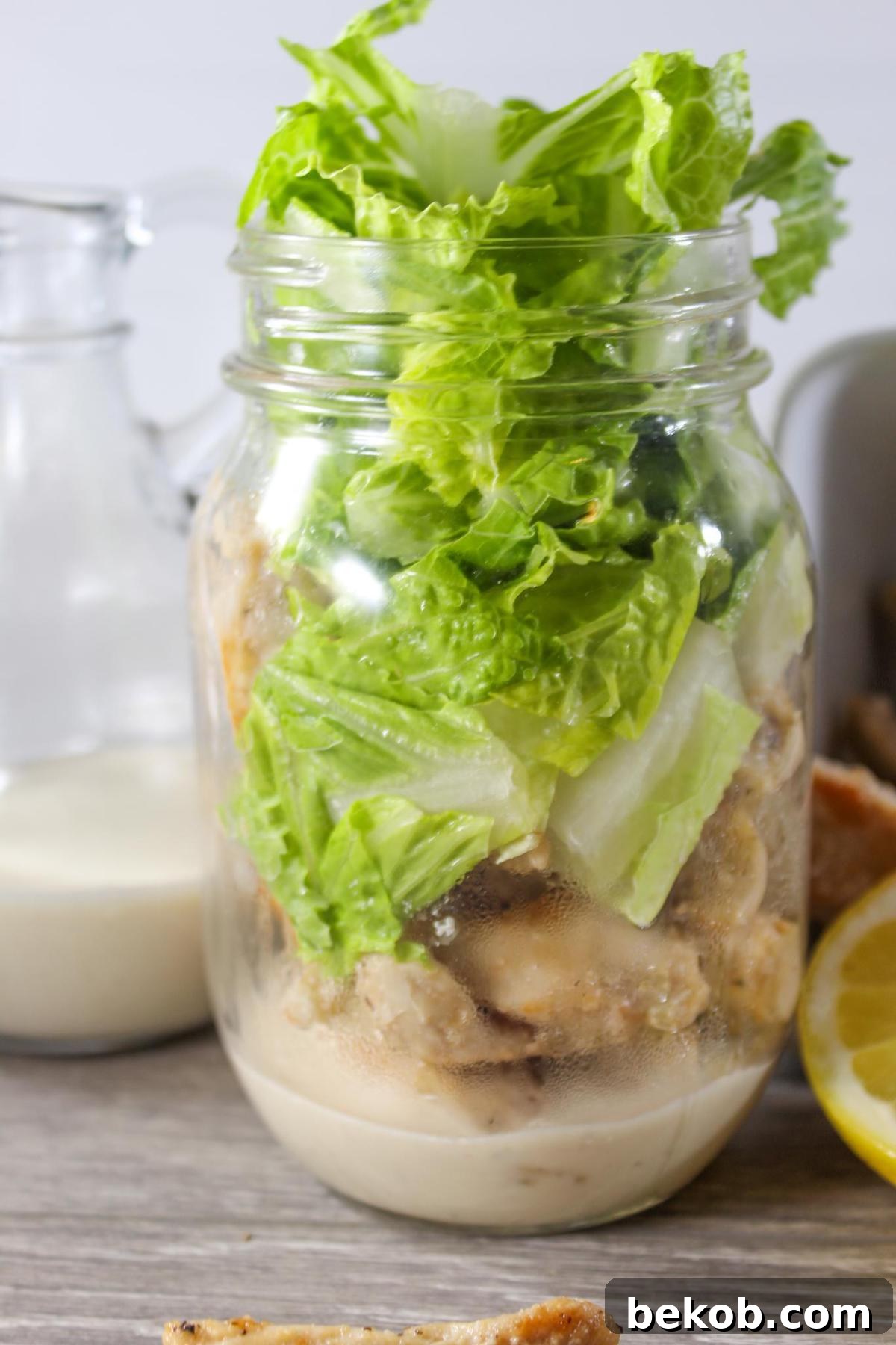 Homemade Chicken Caesar Salad 1