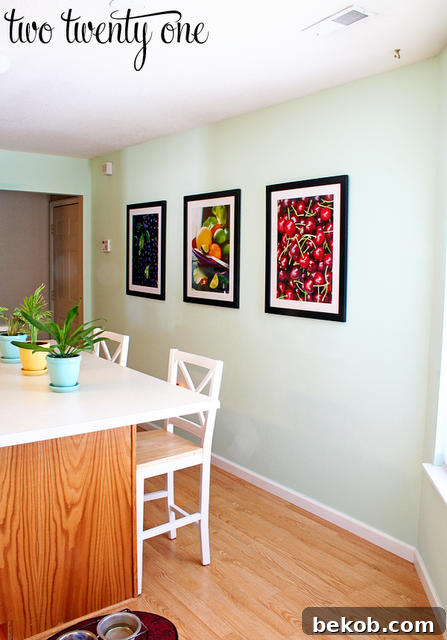 Two Twenty-one mint kitchen