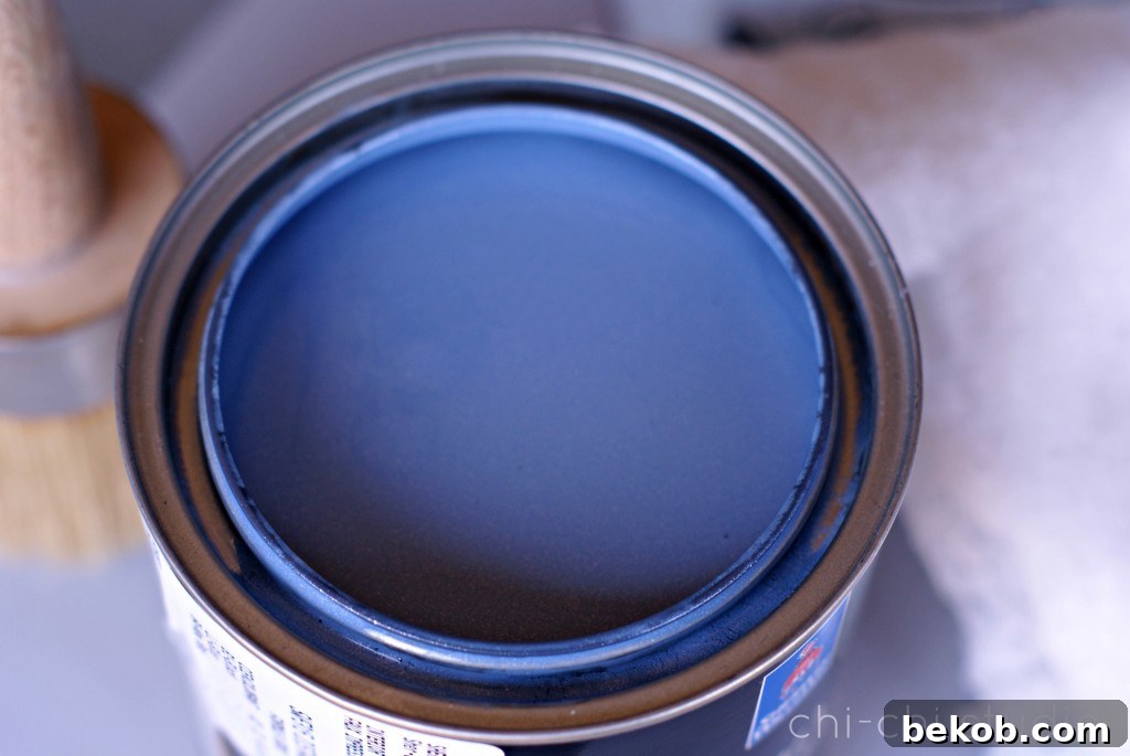 ChiChi Studio blue paint