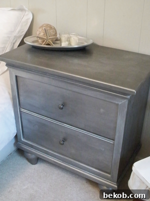 Freckled Laundry zinc nightstand
