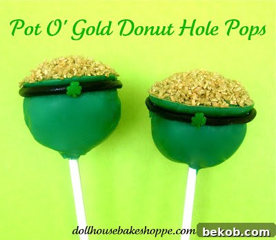 Pot O’ Gold Donut Pops