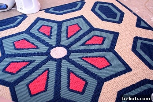 Painting the Edges of Rug