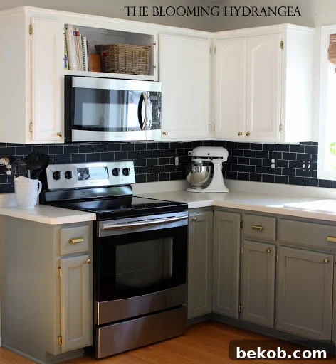 Chalkboard Subway Tile Kitchen Backsplash