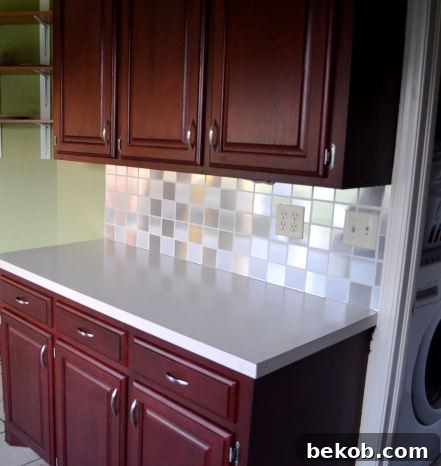 Contact Paper Tiles Kitchen Backsplash