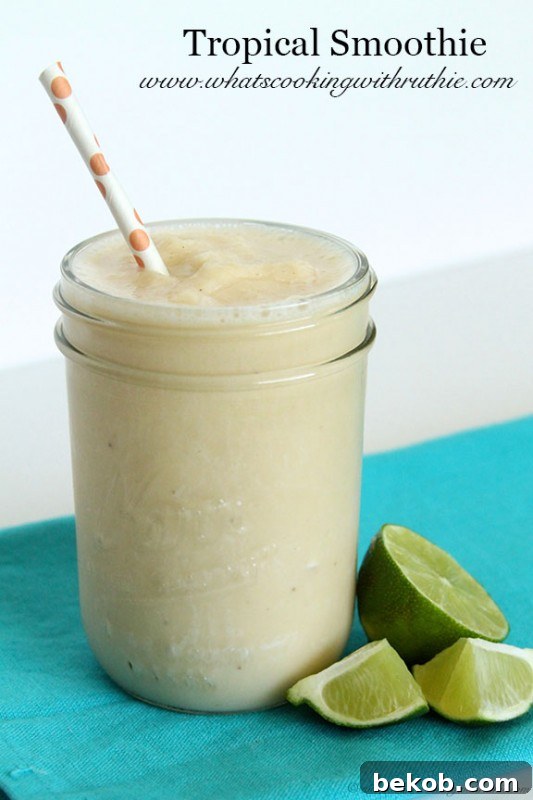 Refreshing Tropical Smoothie - The ultimate summer drink to cool down