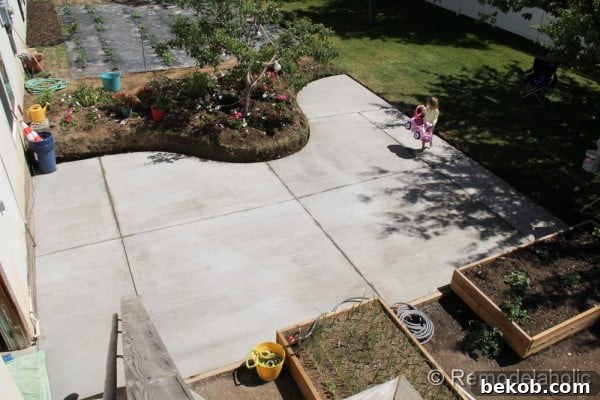 Happy Child on New Patio
