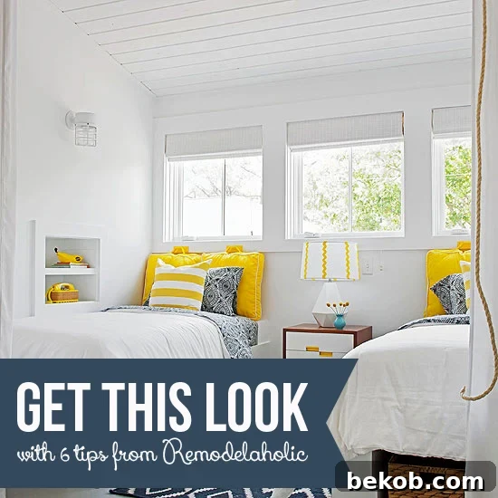 Sunny Shared Bedroom for Boys or Girls