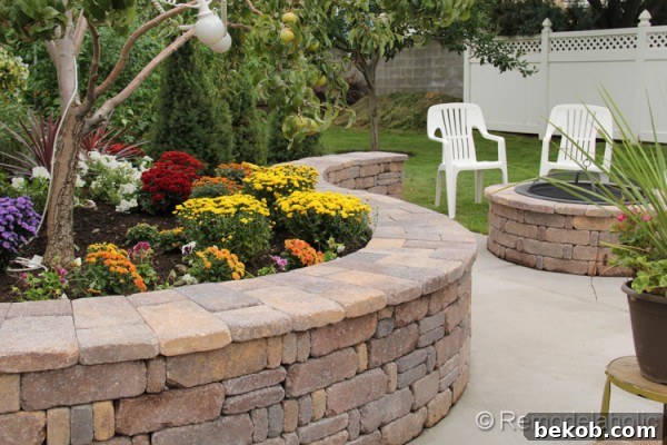A close-up perspective of the diverse textures and colors of the newly planted fall flowers, showcasing depth