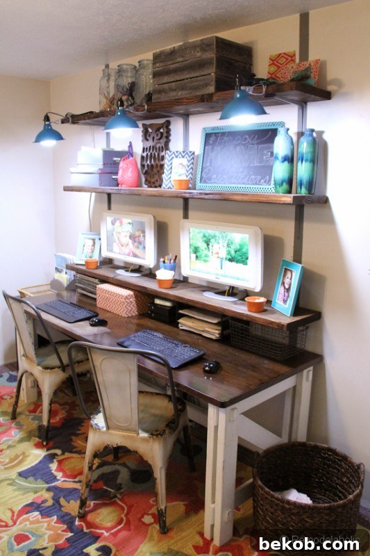 Creative Styling of Easy Rustic Wall Shelves