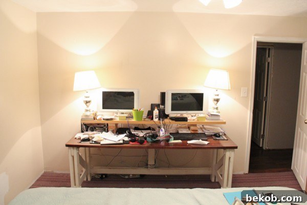 Clean Wall Surface for Easy Rustic Wall Shelf Installation