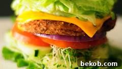 Healthy burger alternatives to buns at BBQ