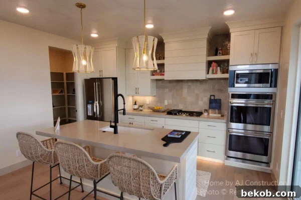 Small Kitchen Layout One Wall With Island Sink