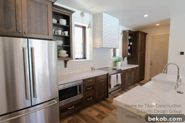 One-Wall Kitchen Layout With Sink In Island
