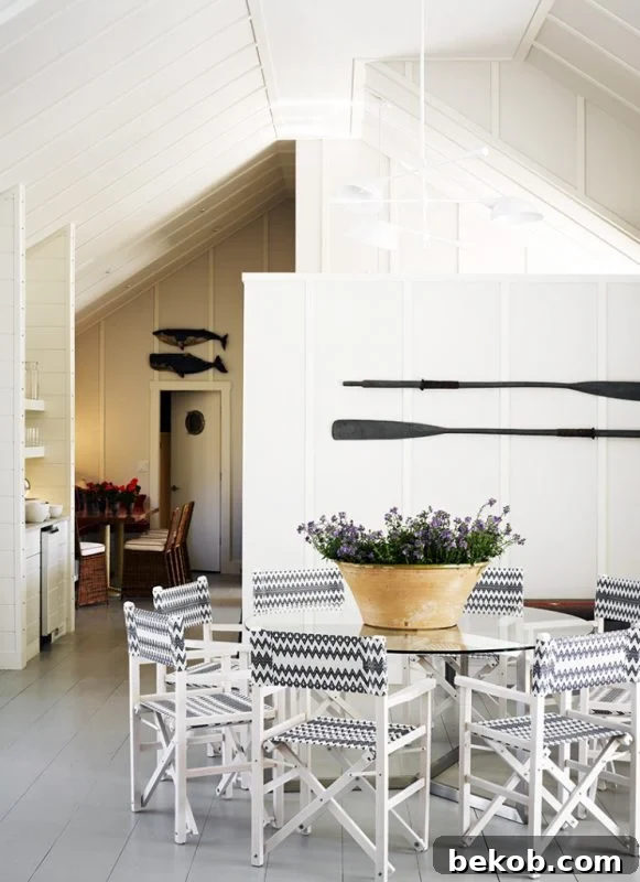 Modern Coastal Dining Room