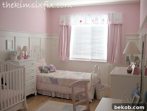 Shared Girls’ Bedroom with Board and Batten