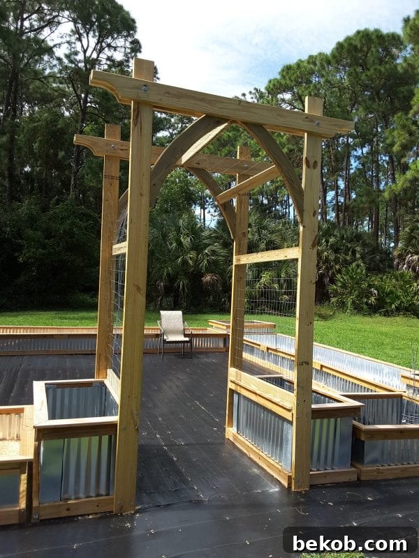 Gothic Arch Garden Arbor, Reader Update, Tutorial From @Remodelaholic (2)