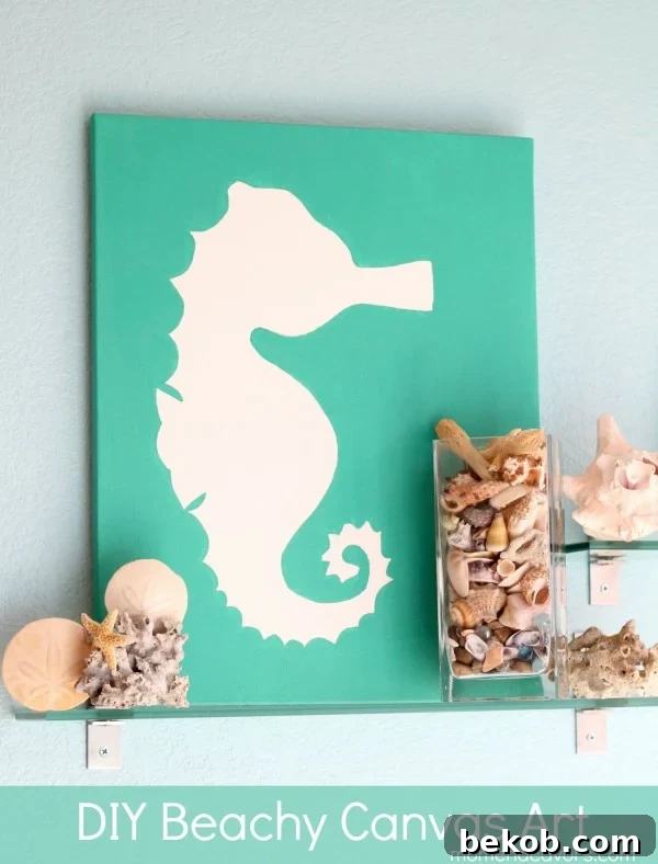 Seahorse Canvas Art